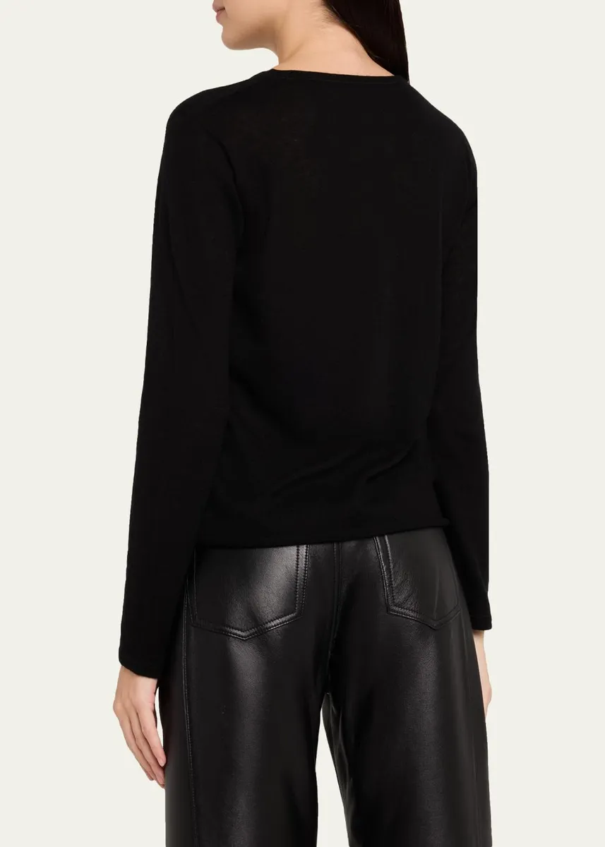 MAJESTIC FILATURES Machine Washable Cashmere Crewneck Pullover | Thumbnail 3 MAJESTIC FILATURES Machine Washable Cashmere Crewneck Pullover | Thumbnail 3