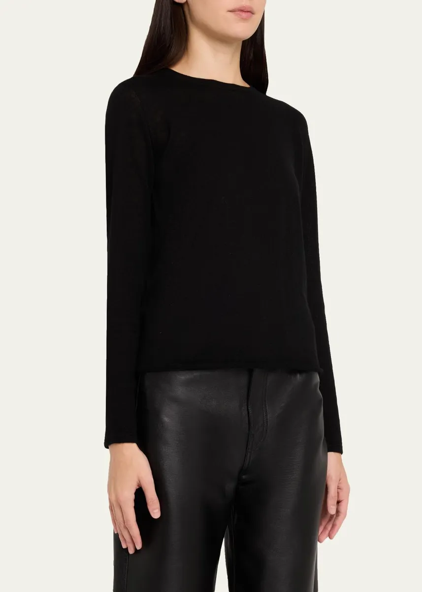 MAJESTIC FILATURES Machine Washable Cashmere Crewneck Pullover | Thumbnail 4 MAJESTIC FILATURES Machine Washable Cashmere Crewneck Pullover | Thumbnail 4