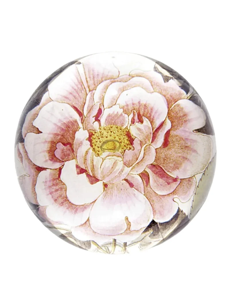 John Derian Rosa Dome Paperweight