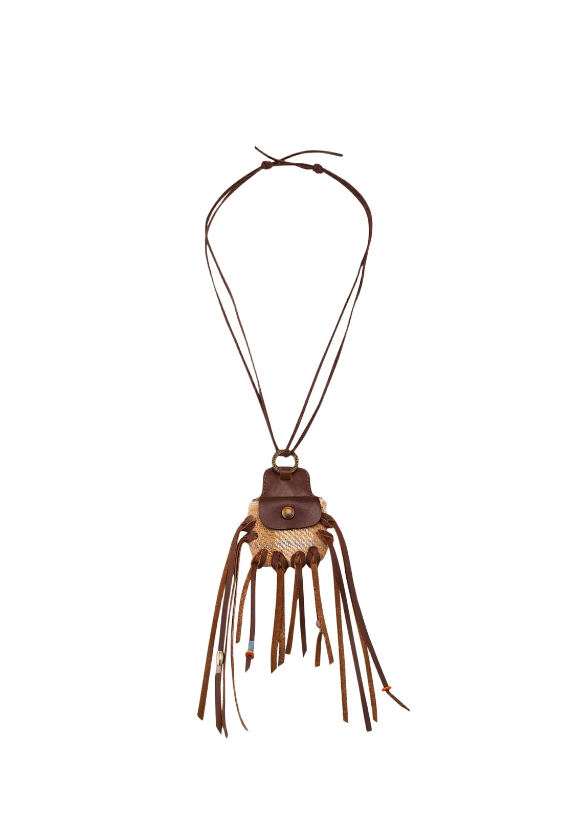 God’s True Cashmere x Nick Fouquet Men's Tiger's Eye Talisman Necklace