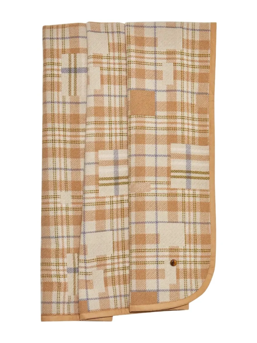 God’s True Cashmere x Nick Fouquet Patchwork Tartan Cashmere Blanket