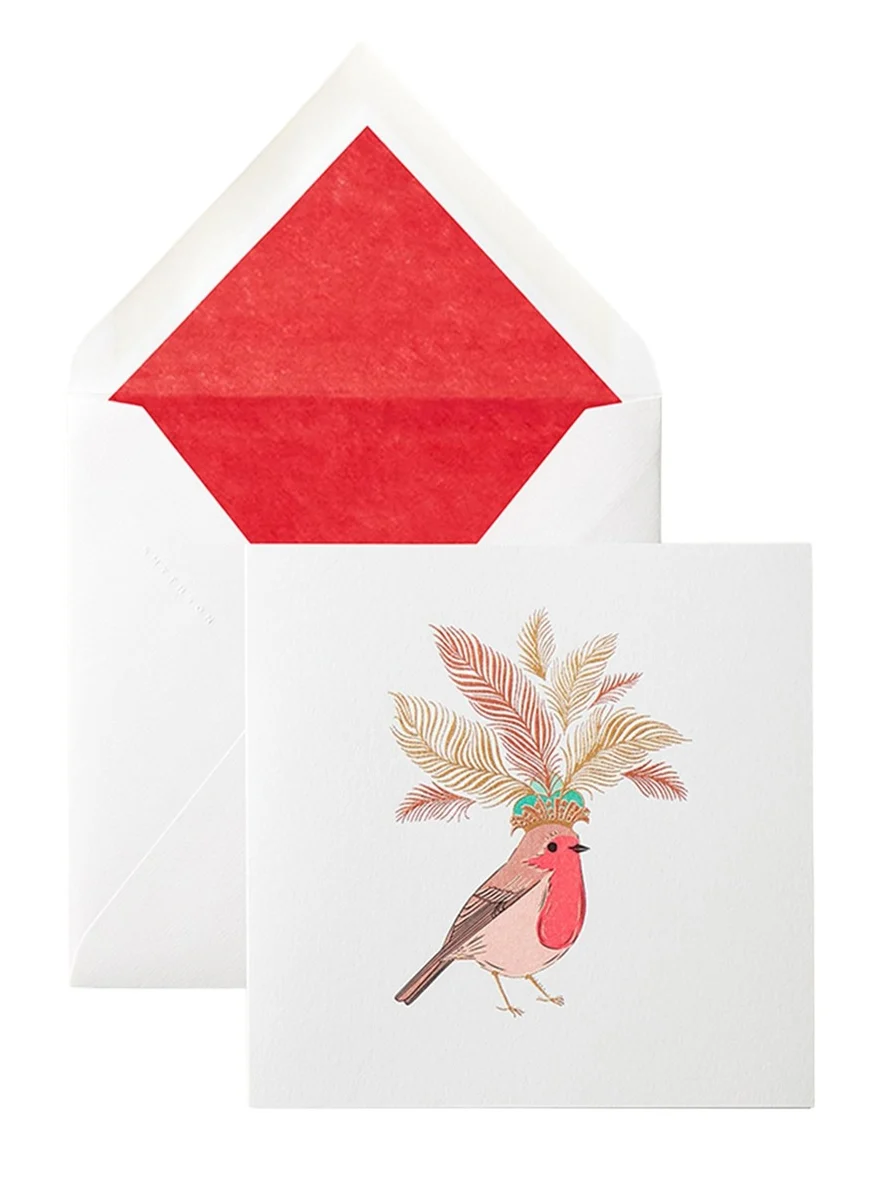 Robin Folded Cards, Set of 10 Robin Folded Cards, Set of 10