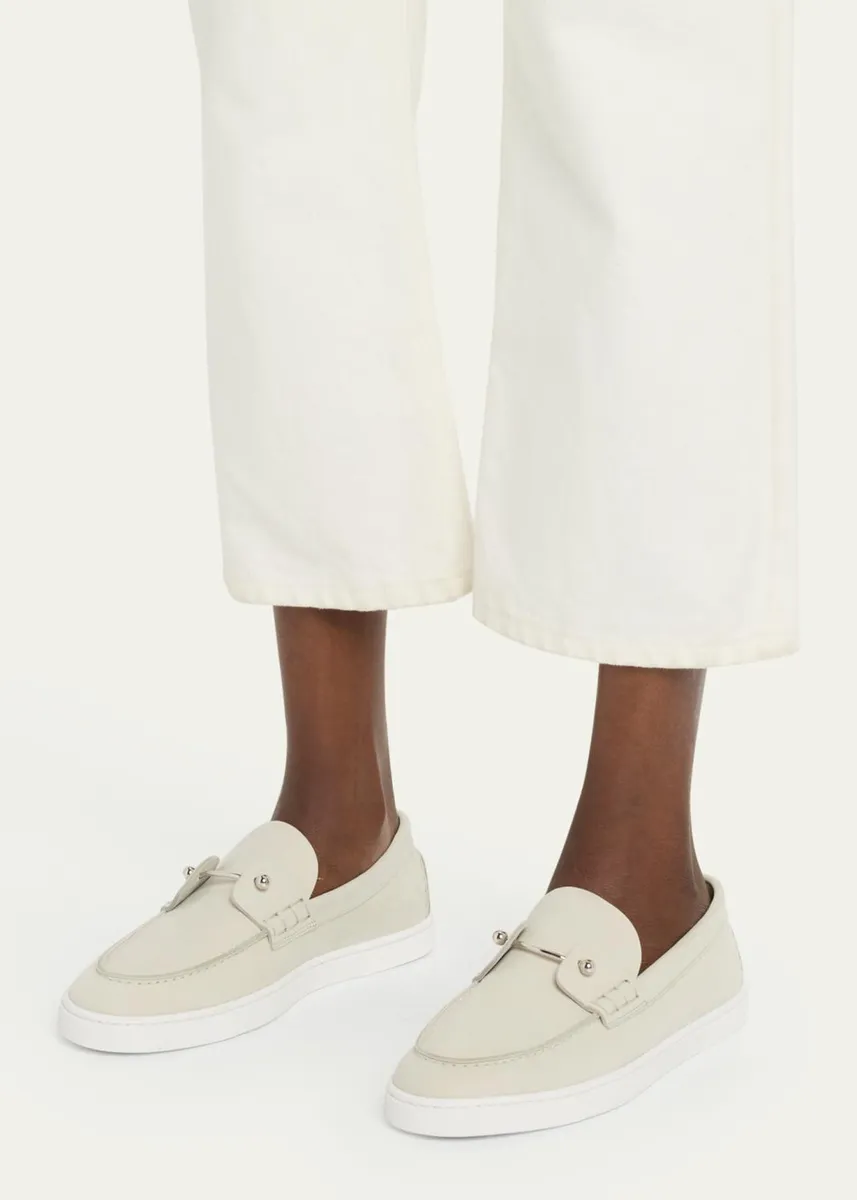 Christian Louboutin Chambeliboat Donna Leather Boat Shoes | Thumbnail 2 Christian Louboutin Chambeliboat Donna Leather Boat Shoes | Thumbnail 2