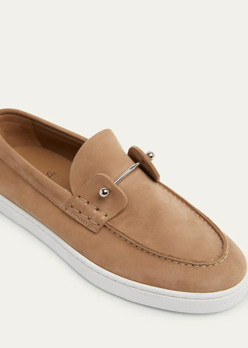 Christian Louboutin Chambeliboat Donna Leather Boat Shoes | Thumbnail 8 Christian Louboutin Chambeliboat Donna Leather Boat Shoes | Thumbnail 8