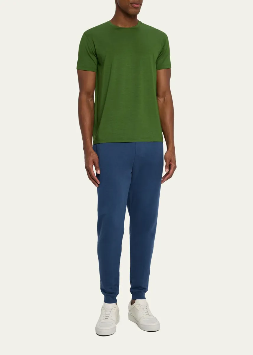 Derek Rose Basel Micro Modal Stretch Crewneck T-Shirt | Thumbnail 2 Derek Rose Basel Micro Modal Stretch Crewneck T-Shirt | Thumbnail 2