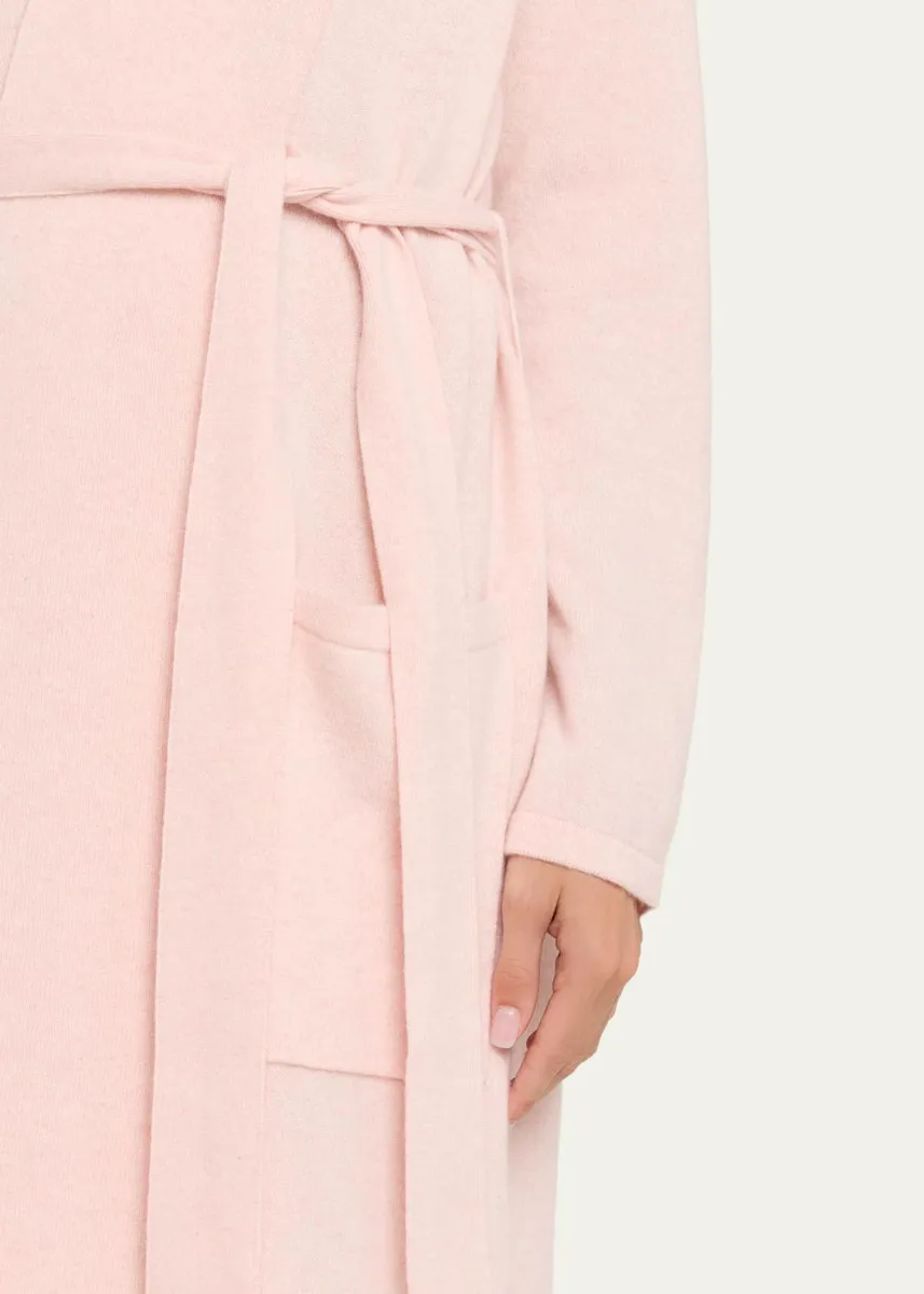 Arlotta Cashmere Long Cashmere Robe with Shawl Collar | Thumbnail 13