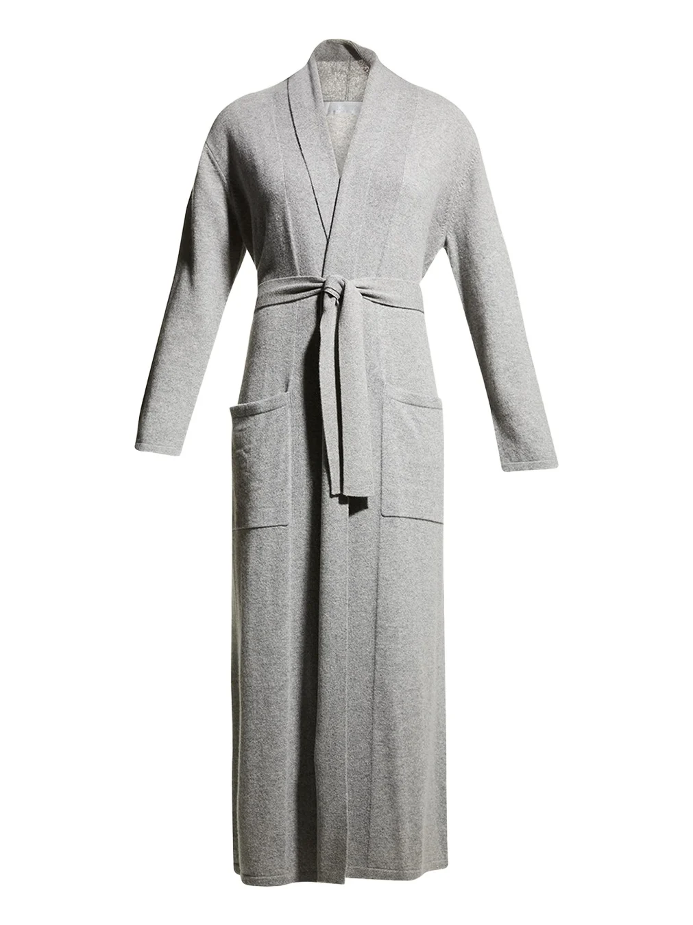 Arlotta Cashmere Long Cashmere Robe with Shawl Collar