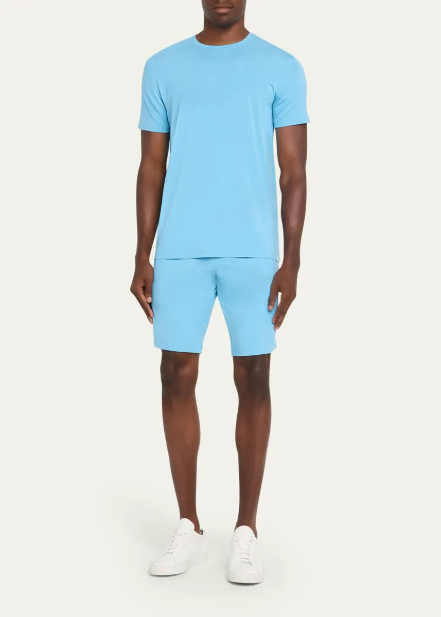 Derek Rose Men's Basel 21 Micro Modal Stretch Lounge Shorts | Thumbnail 2 Derek Rose Men's Basel 21 Micro Modal Stretch Lounge Shorts | Thumbnail 2
