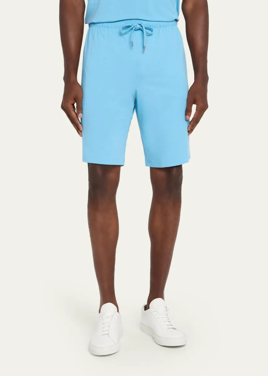 Derek Rose Men's Basel 21 Micro Modal Stretch Lounge Shorts | Thumbnail 4 Derek Rose Men's Basel 21 Micro Modal Stretch Lounge Shorts | Thumbnail 4