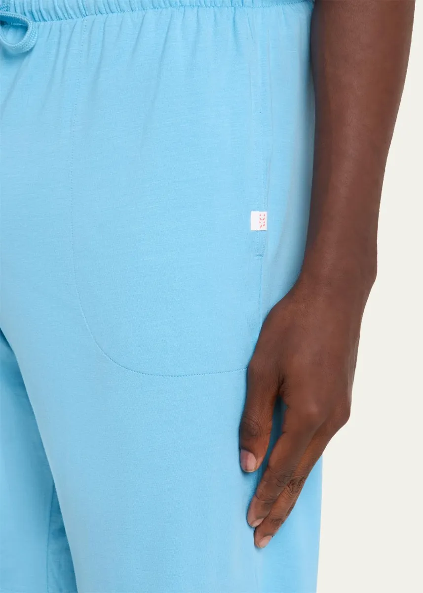 Derek Rose Men's Basel 21 Micro Modal Stretch Lounge Shorts | Thumbnail 5 Derek Rose Men's Basel 21 Micro Modal Stretch Lounge Shorts | Thumbnail 5