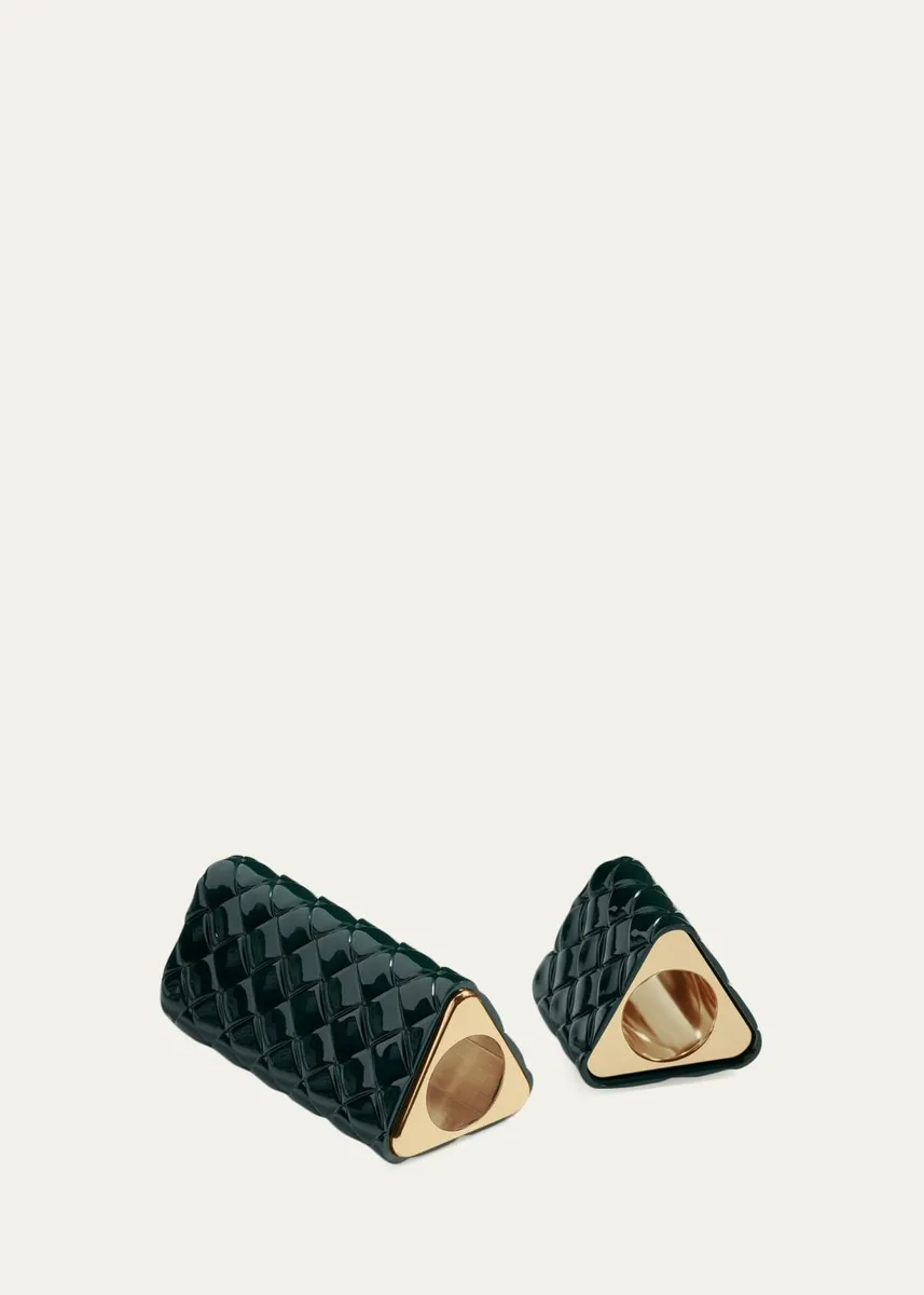 Bottega Veneta Green Intreccio Travel Case | Thumbnail 2