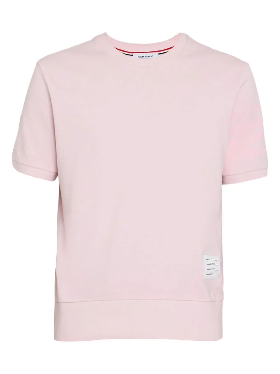 Thom Browne Men's Name Tag Crewneck T-Shirt