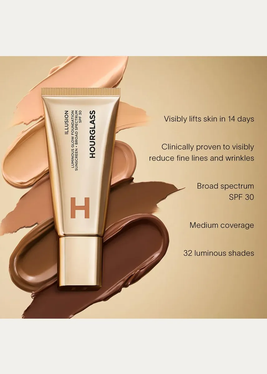 Hourglass Cosmetics Illusion Luminous Glow Foundation SPF 30 | Thumbnail 6 Hourglass Cosmetics Illusion Luminous Glow Foundation SPF 30 | Thumbnail 6