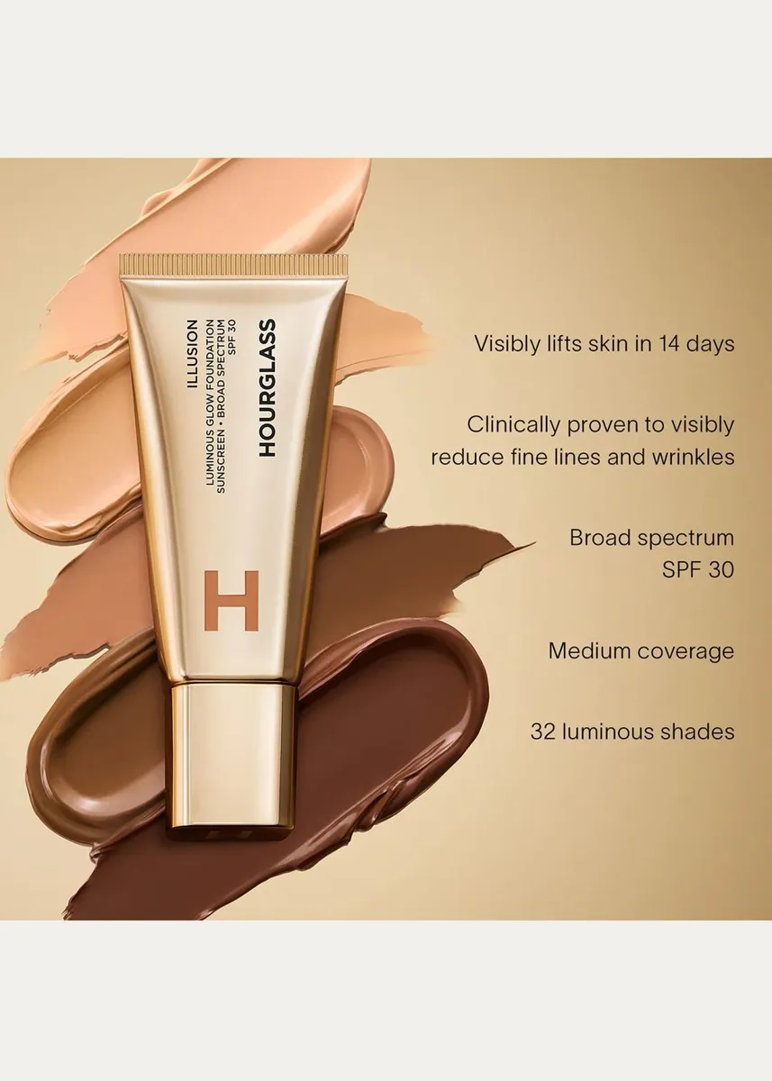 Hourglass Cosmetics Illusion Luminous Glow Foundation SPF 30 | Thumbnail 6 Hourglass Cosmetics Illusion Luminous Glow Foundation SPF 30 | Thumbnail 6