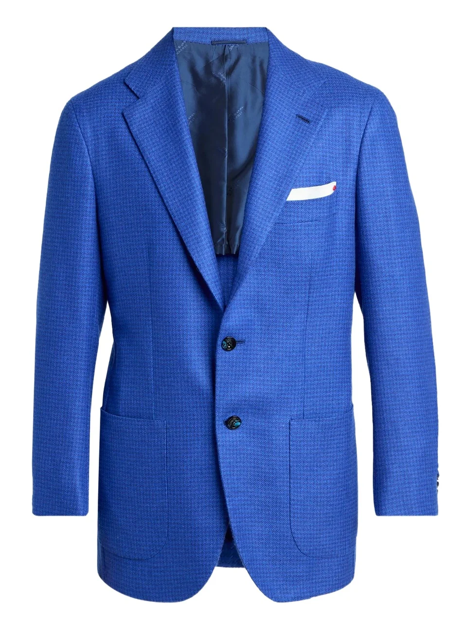 Men's Houndstooth Cashmere Single-Breasted Sport Coat Men's Houndstooth Cashmere Single-Breasted Sport Coat
