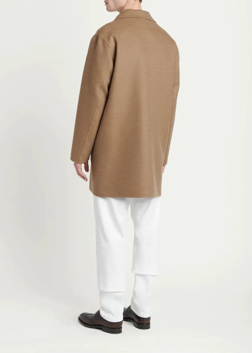 Kiton Men's Wool & Cashmere Top Coat | Thumbnail 3 Kiton Men's Wool & Cashmere Top Coat | Thumbnail 3