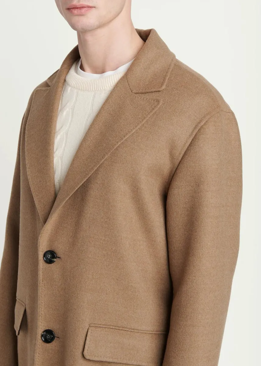 Kiton Men's Wool & Cashmere Top Coat | Thumbnail 5 Kiton Men's Wool & Cashmere Top Coat | Thumbnail 5