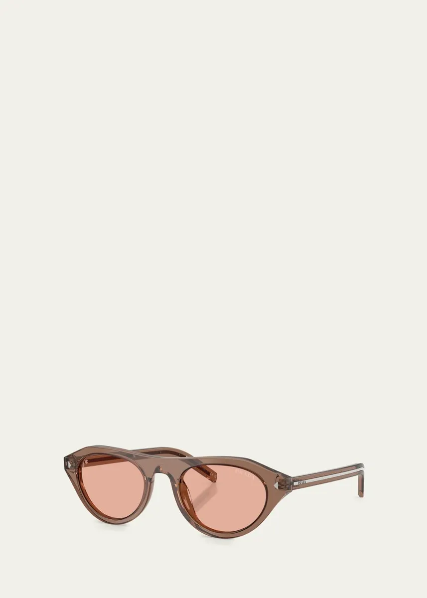 Prada PR B15S Acetate Round Sunglasses | Thumbnail 2 Prada PR B15S Acetate Round Sunglasses | Thumbnail 2
