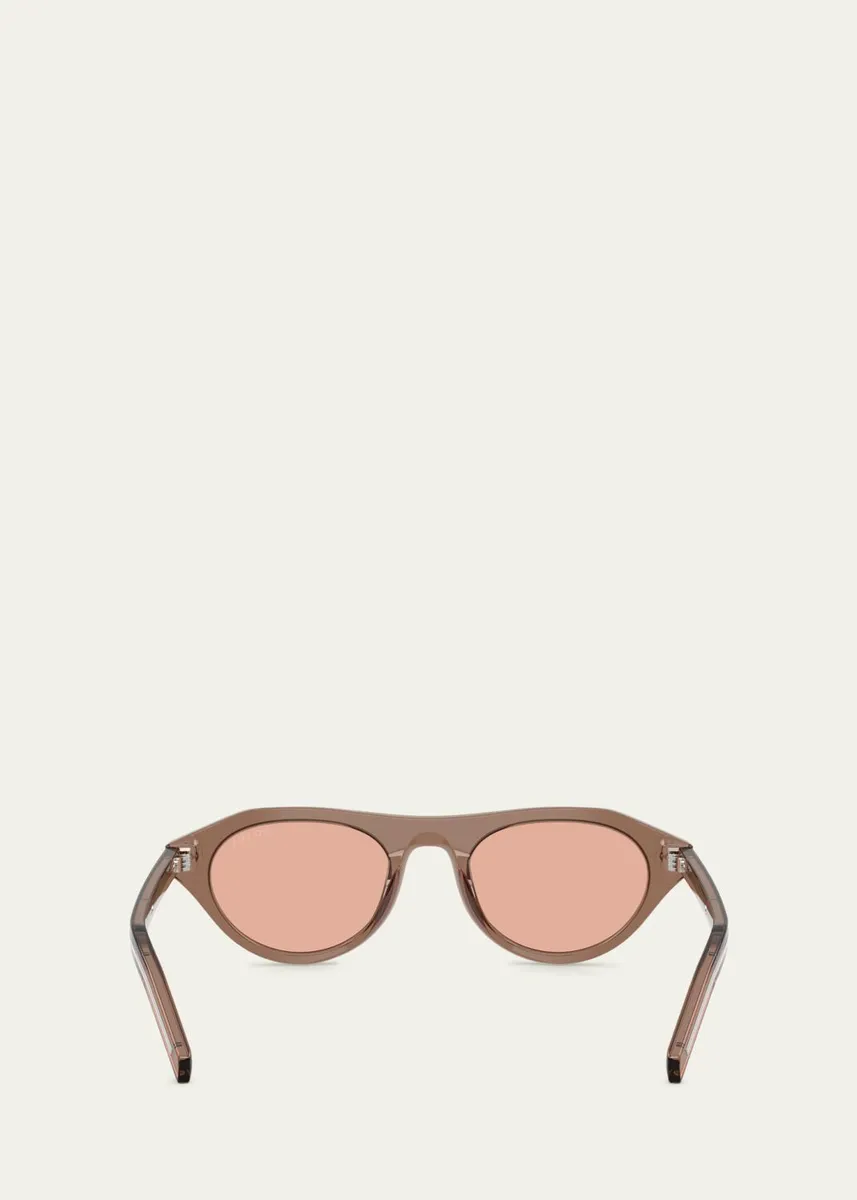 Prada PR B15S Acetate Round Sunglasses | Thumbnail 4 Prada PR B15S Acetate Round Sunglasses | Thumbnail 4