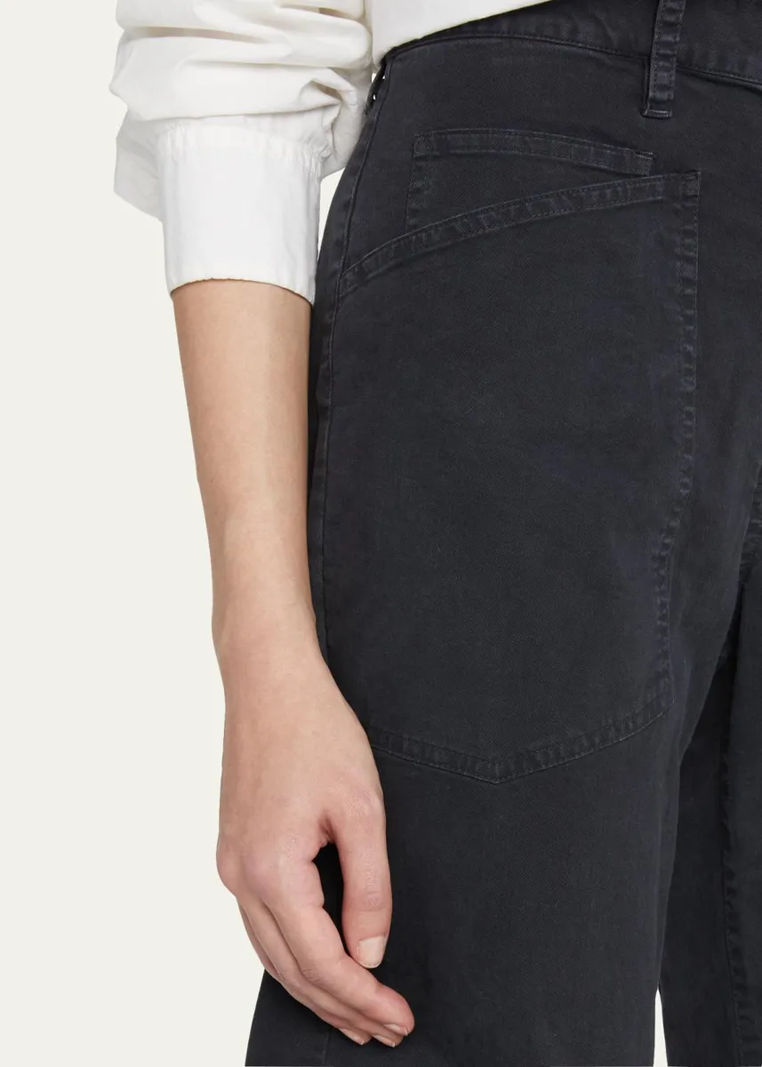 Nili Lotan Shon Mid-Rise Cropped Pants | Thumbnail 5 Nili Lotan Shon Mid-Rise Cropped Pants | Thumbnail 5