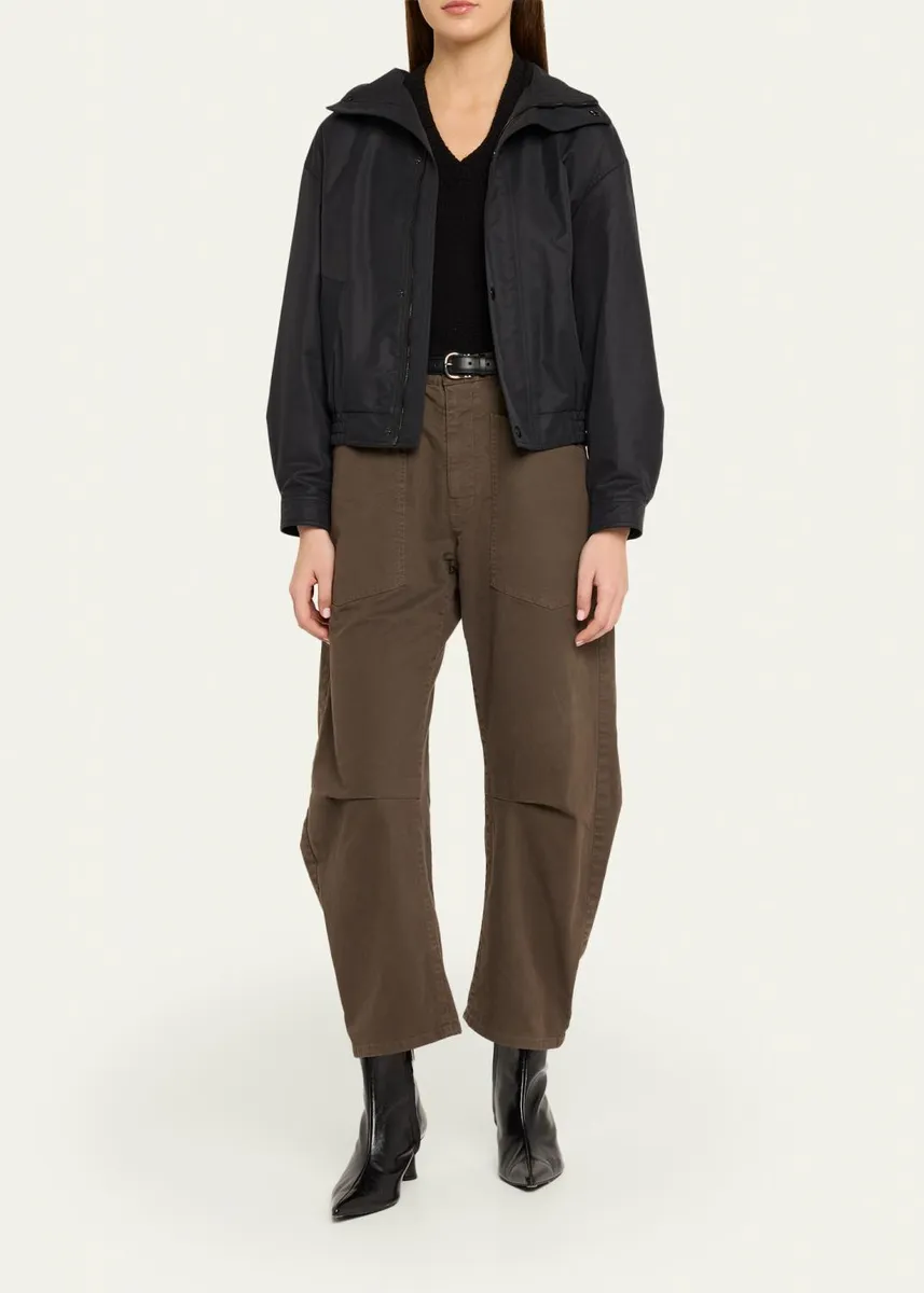 Nili Lotan Shon Mid-Rise Cropped Pants | Thumbnail 7 Nili Lotan Shon Mid-Rise Cropped Pants | Thumbnail 7