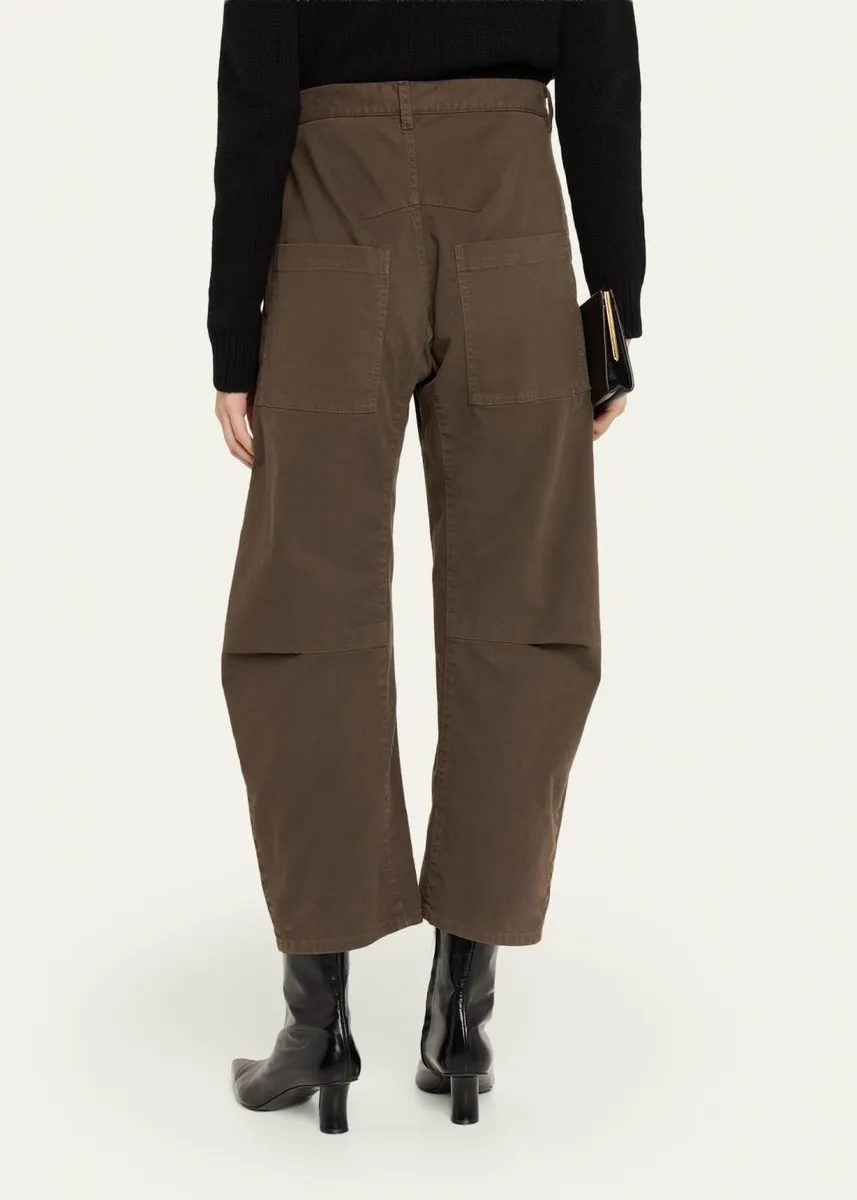 Nili Lotan Shon Mid-Rise Cropped Pants | Thumbnail 8 Nili Lotan Shon Mid-Rise Cropped Pants | Thumbnail 8