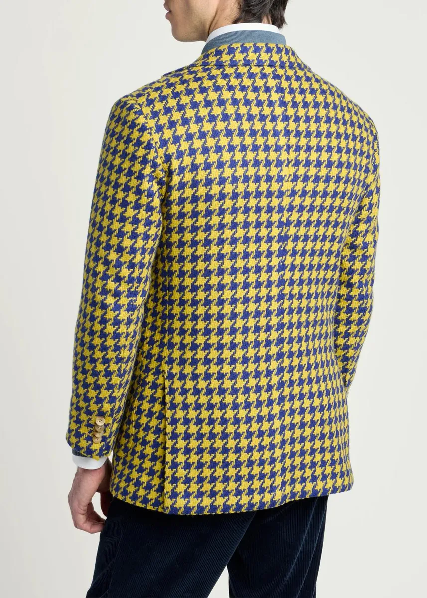 Kiton Men's Cashmere Houndstooth Two-Button Sport Coat | Thumbnail 3 Kiton Men's Cashmere Houndstooth Two-Button Sport Coat | Thumbnail 3