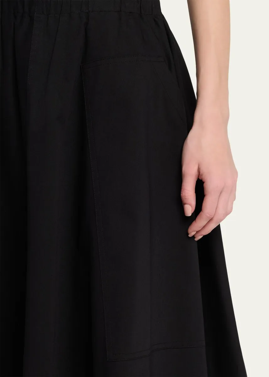 Vince Pull-On Full Skirt | Thumbnail 5 Vince Pull-On Full Skirt | Thumbnail 5
