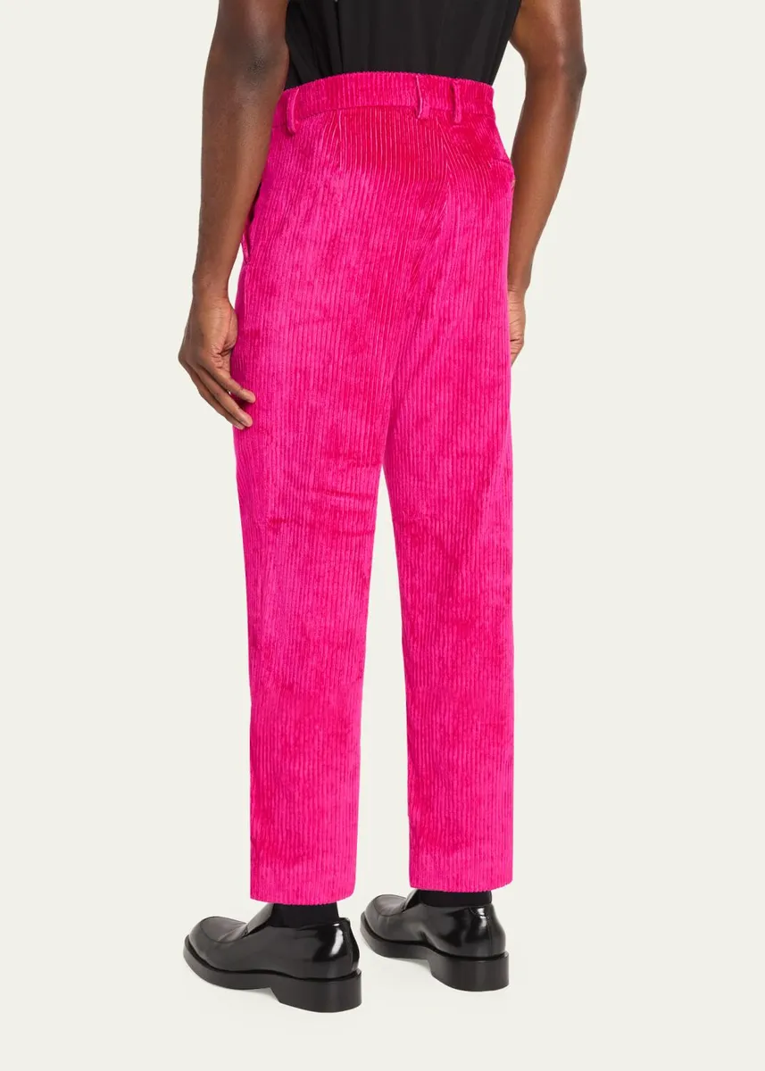 Sanderlak Men's Corduroy Cropped Pants | Thumbnail 3