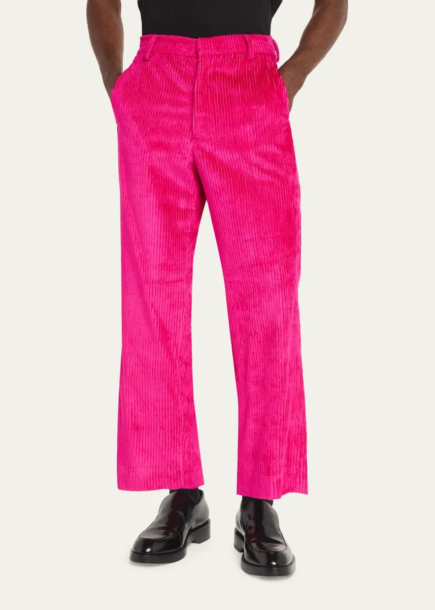 Sanderlak Men's Corduroy Cropped Pants | Thumbnail 4
