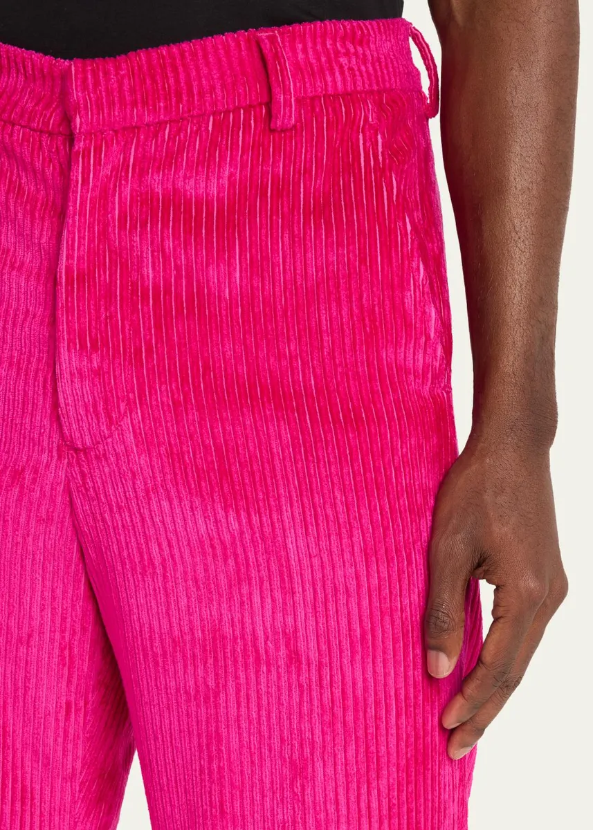 Sanderlak Men's Corduroy Cropped Pants | Thumbnail 5