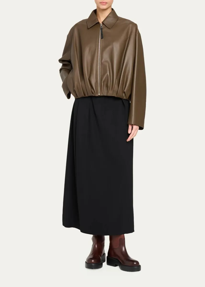 Miu Miu 55mm Lug-Sole Leather Knee-High Boots | Thumbnail 3 Miu Miu 55mm Lug-Sole Leather Knee-High Boots | Thumbnail 3