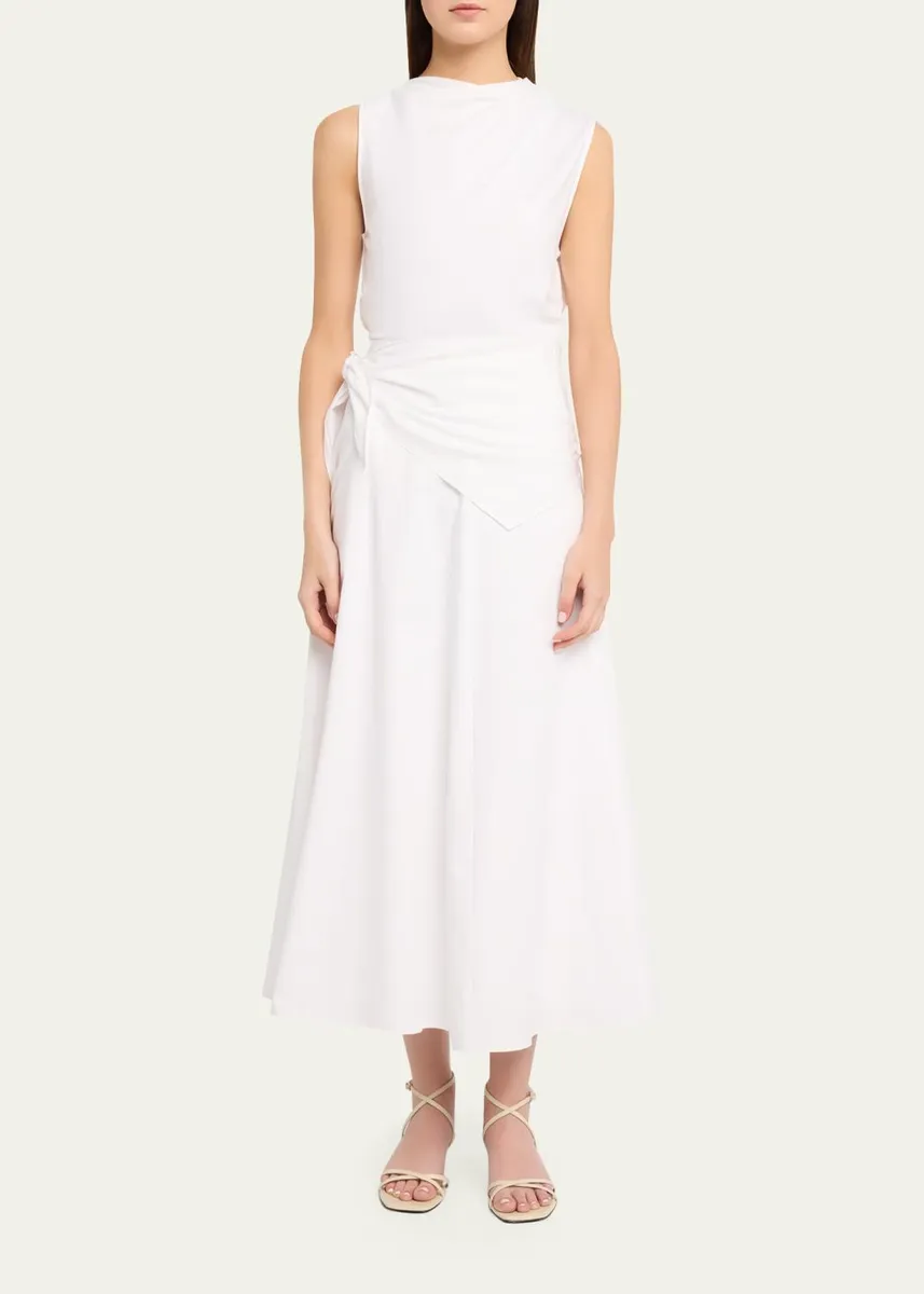 Vince Cotton Scarf Maxi Skirt | Thumbnail 2 Vince Cotton Scarf Maxi Skirt | Thumbnail 2