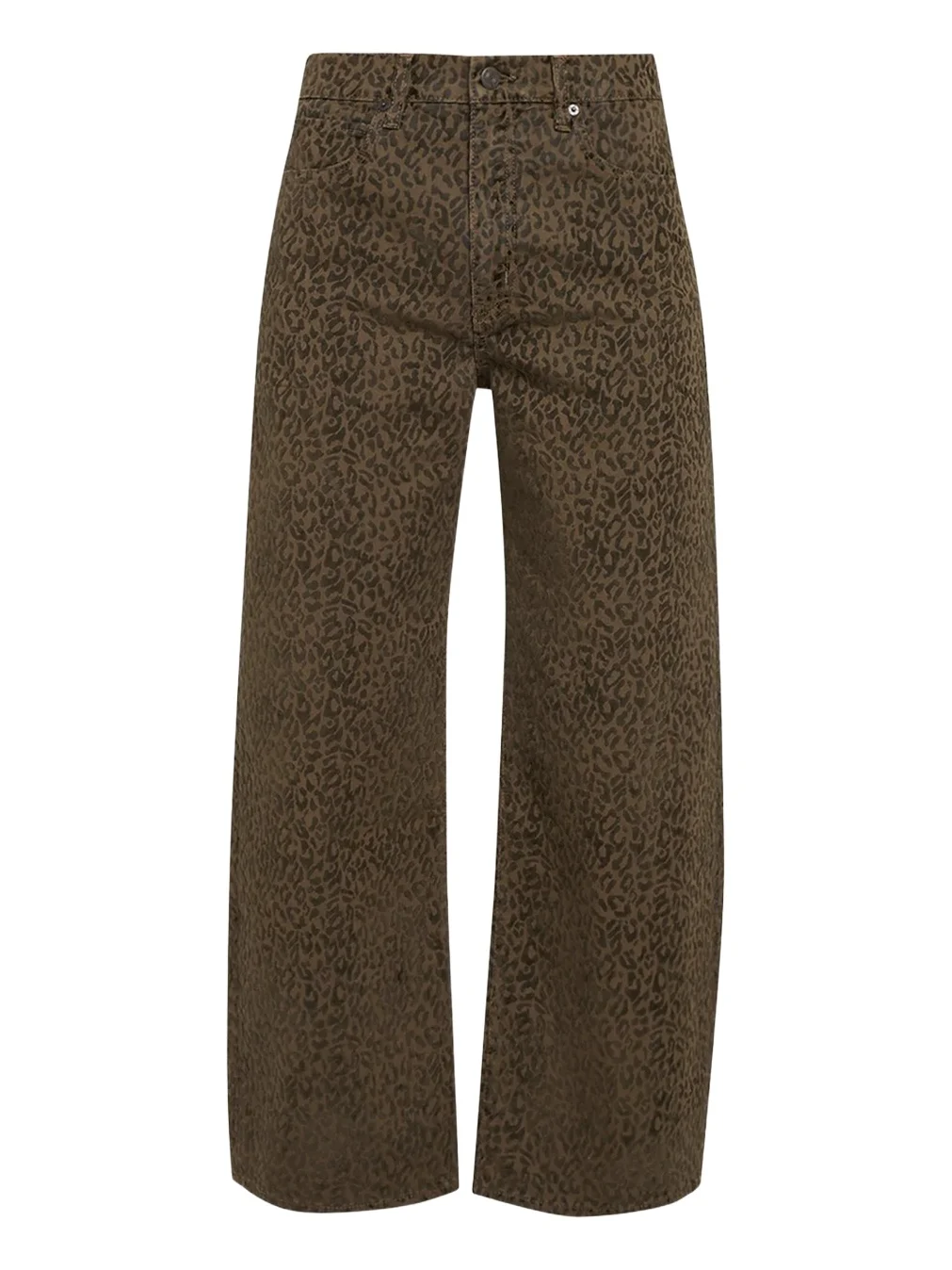 The Bow Leopard Cropped Jeans The Bow Leopard Cropped Jeans
