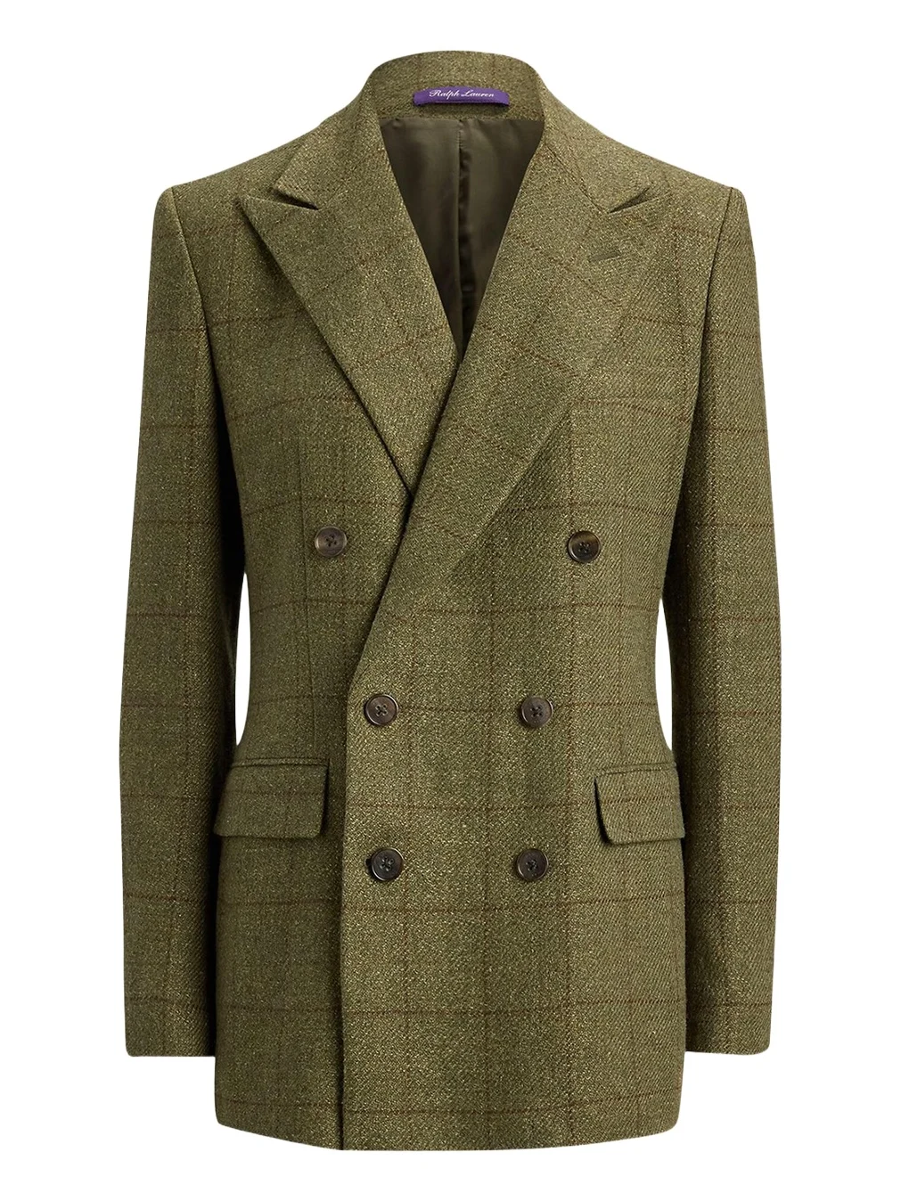 Ralph Lauren Collection Ramona Windowpane Tweed Jacket