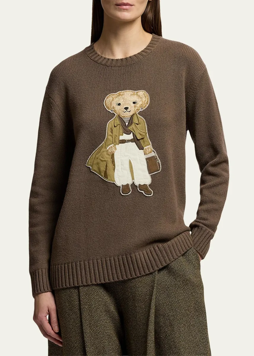 Ralph Lauren Collection Pre-Fall Polo Bear Cashmere Sweater | Thumbnail 4 Ralph Lauren Collection Pre-Fall Polo Bear Cashmere Sweater | Thumbnail 4