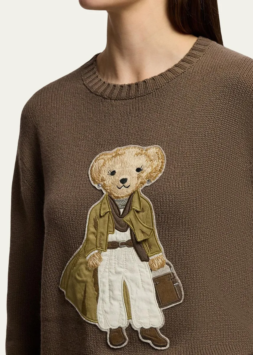 Ralph Lauren Collection Pre-Fall Polo Bear Cashmere Sweater | Thumbnail 5 Ralph Lauren Collection Pre-Fall Polo Bear Cashmere Sweater | Thumbnail 5