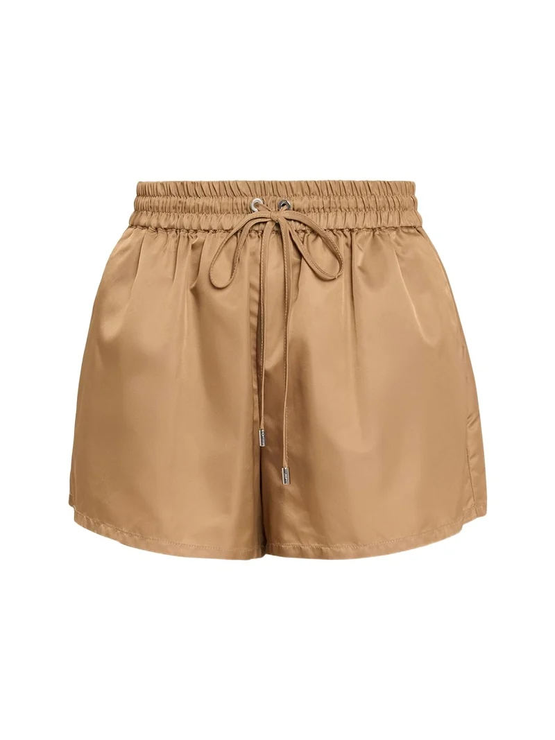 Cinq à Sept Kendra Nylon Drawstring Shorts
