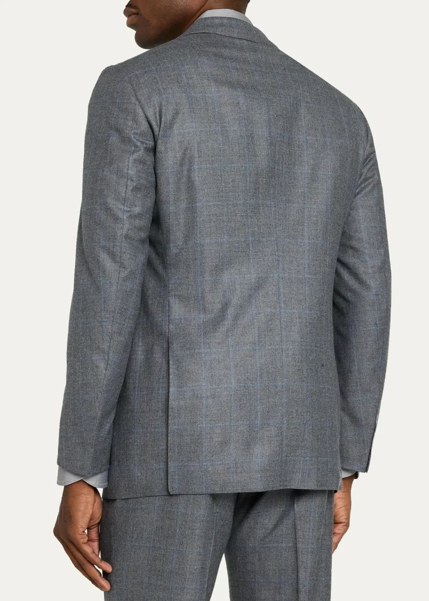 Cesare Attolini Men's Plaid Wool Suit | Thumbnail 5 Cesare Attolini Men's Plaid Wool Suit | Thumbnail 5