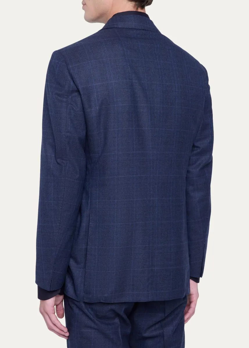 Cesare Attolini Men's Plaid Wool Suit | Thumbnail 9 Cesare Attolini Men's Plaid Wool Suit | Thumbnail 9