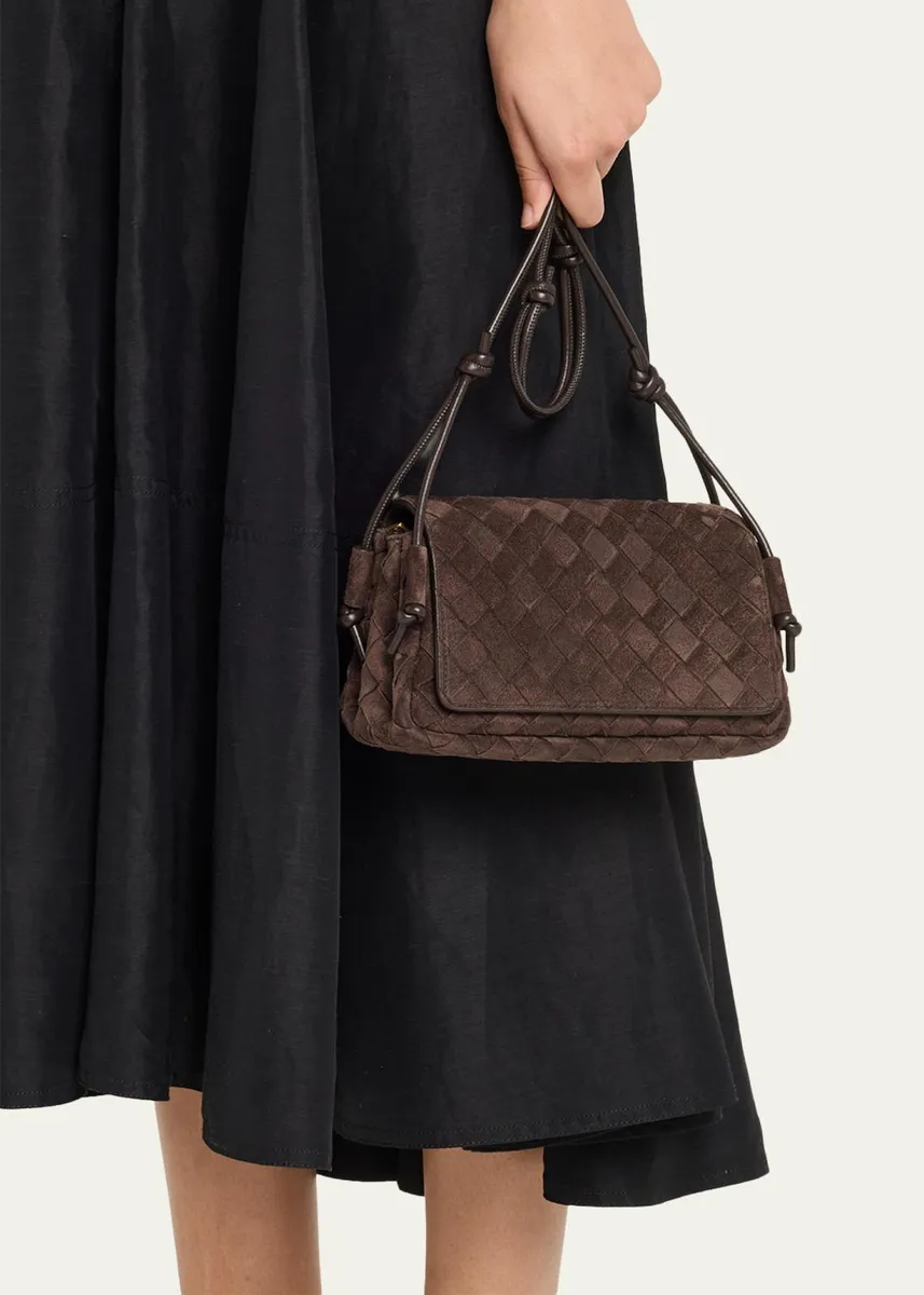 Bottega Veneta Smooth Suede Crossbody Bag | Thumbnail 2 Bottega Veneta Smooth Suede Crossbody Bag | Thumbnail 2