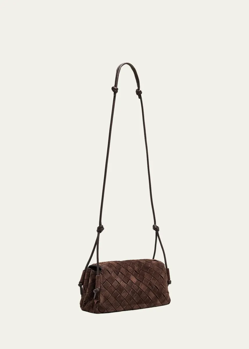 Bottega Veneta Smooth Suede Crossbody Bag | Thumbnail 3 Bottega Veneta Smooth Suede Crossbody Bag | Thumbnail 3