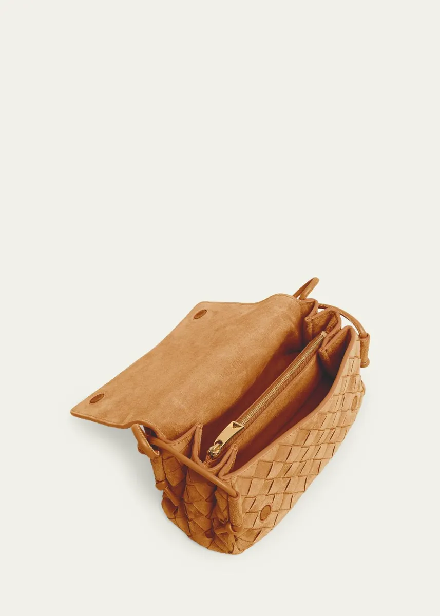 Bottega Veneta Smooth Suede Crossbody Bag | Thumbnail 8 Bottega Veneta Smooth Suede Crossbody Bag | Thumbnail 8