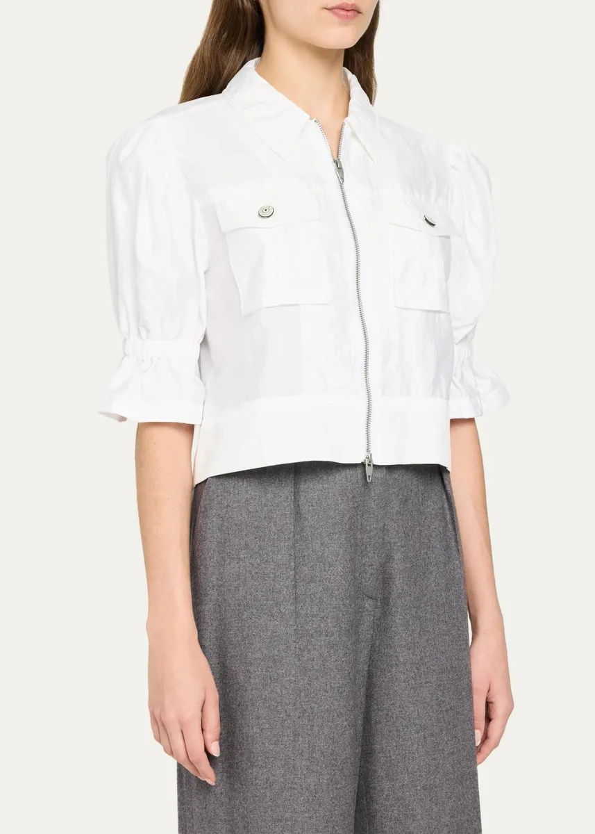 Cinq à Sept Holly Short-Sleeve Jacket | Thumbnail 4 Cinq à Sept Holly Short-Sleeve Jacket | Thumbnail 4