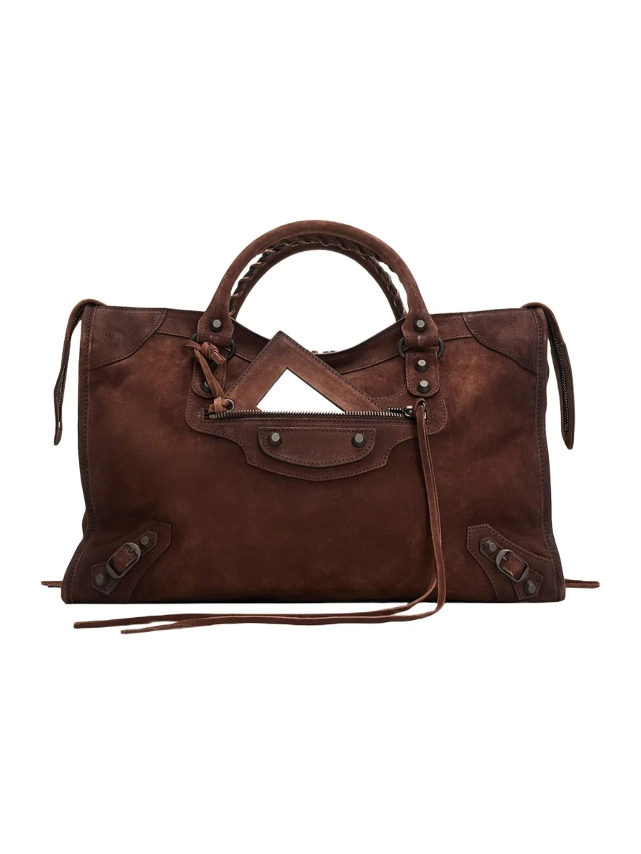 Le City Medium Leather Tote Bag Le City Medium Leather Tote Bag
