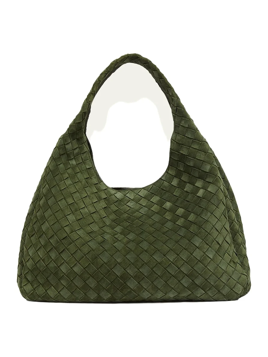 Campana Large Suede Shoulder Bag Campana Large Suede Shoulder Bag