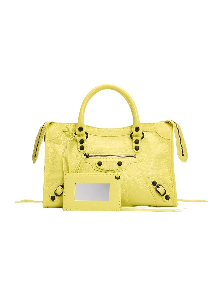 Balenciaga Le City Small Leather Top-Handle Bag