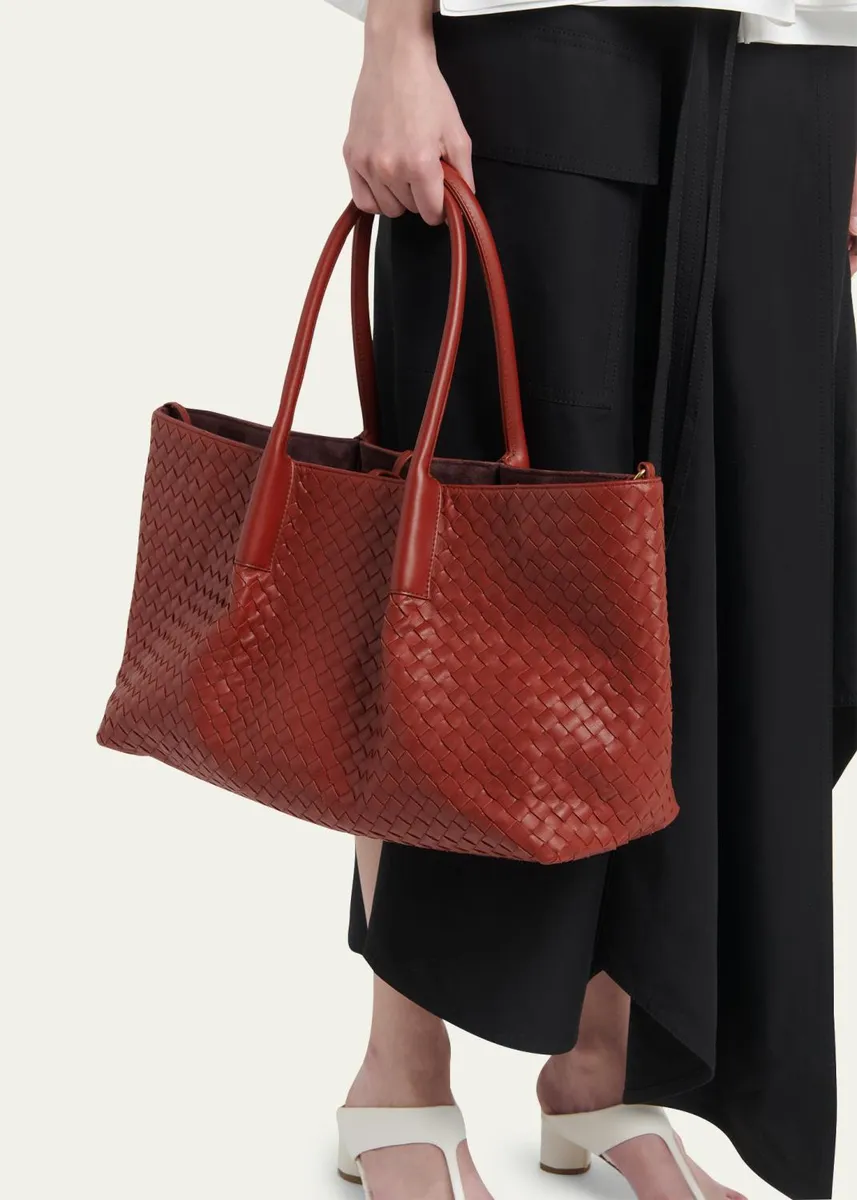 Bottega Veneta Large Pinacoteca Reversible Leather Tote Bag | Thumbnail 6