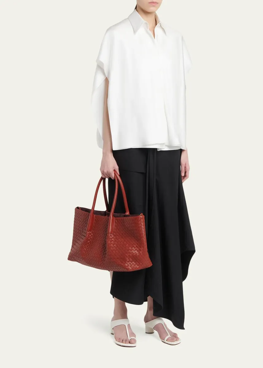 Bottega Veneta Large Pinacoteca Reversible Leather Tote Bag | Thumbnail 9