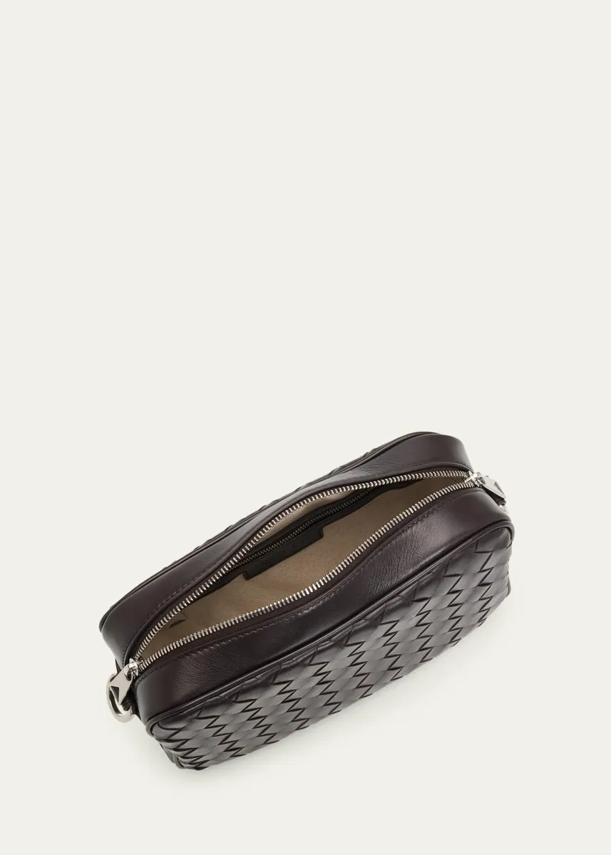 Bottega Veneta Men's Intrecciato Medium Crossbody Bag | Thumbnail 8 Bottega Veneta Men's Intrecciato Medium Crossbody Bag | Thumbnail 8
